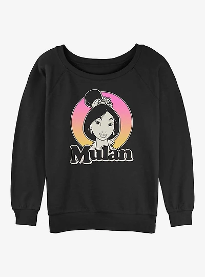 Disney Mulan Classic Mulan Girls Slouchy Sweatshirt