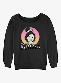 Disney Mulan Classic Mulan Girls Slouchy Sweatshirt
