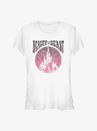 Disney Beauty and the Beast Castle Badge Girls T-Shirt