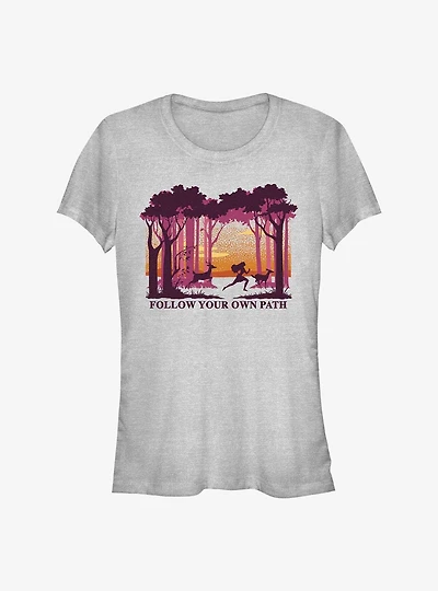 Disney Pocahontas Deer Forest Run Girls T-Shirt
