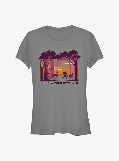 Disney Pocahontas Deer Forest Run Girls T-Shirt