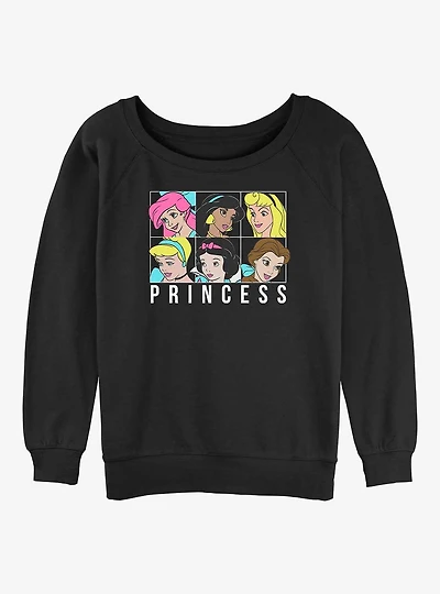 Disney Princess Classic Princess Girls Slouchy Sweatshirt