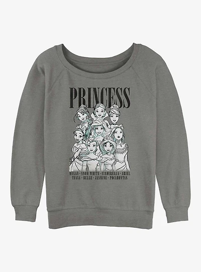 Disney Princess Princess Portrait Girls Slouchy Sweatshirt