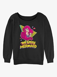 Disney The Little Mermaid 80's Mermaid Girls Slouchy Sweatshirt
