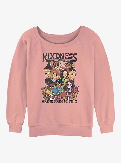 Disney Pocahontas Kindness Grows From Within Girls Slouchy Sweatshirt