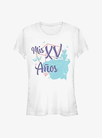 Disney Princess Cinderella My Fifteenth Birthday In Spanish Cinderella Girls T-Shirt