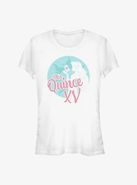 Disney Princess Cinderella My Fifteenth Birthday In Spanish Tangled Girls T-Shirt