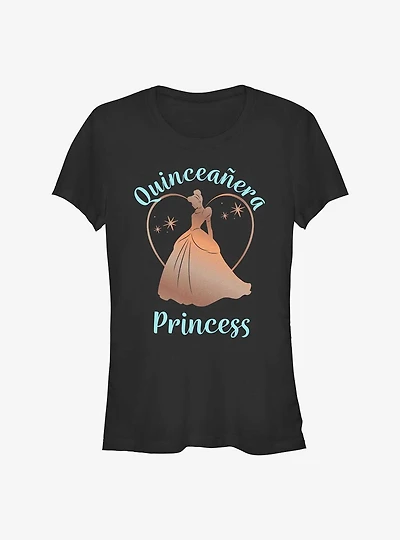 Disney Cinderella Birthday Quinceanera Princess Cinderella Girls T-Shirt