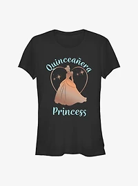 Disney Cinderella Birthday Quinceanera Princess Cinderella Girls T-Shirt