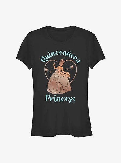 Disney The Princess and the Frog Birthday Quinceanera Princess Tiana Girls T-Shirt