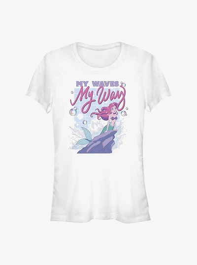 Disney The Little Mermaid My Waves My Way Girls T-Shirt