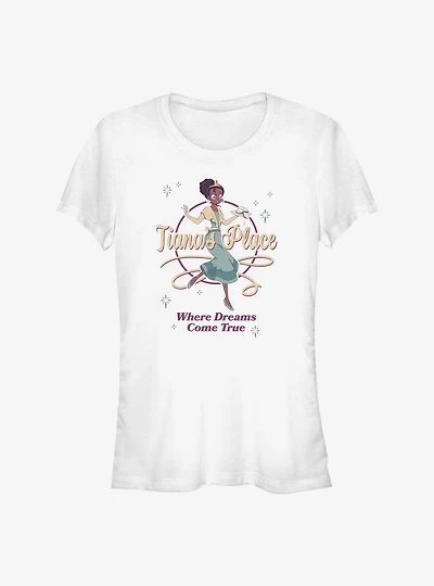 Disney The Princess and the Frog Tiana's Place Where Dreams Come True Girls T-Shirt
