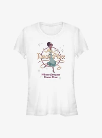 Disney The Princess and the Frog Tiana's Place Where Dreams Come True Girls T-Shirt
