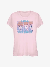 Disney Cinderella Anime Style I Am A Dreamerer Girls T-Shirt