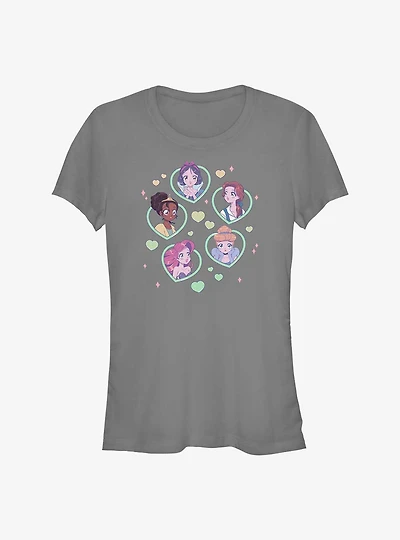 Disney The Princess and the Frog Hearts And Princesses Girls T-Shirt