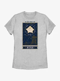 Disney Wish Just Look Up Star Card Womens T-Shirt