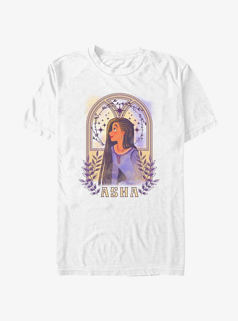 Disney Wish Asha Watercolor Nouveau T-Shirt Hot Topic Web Exclusive