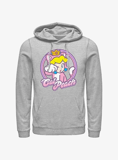 Mario Cat Princess Peach Hoodie