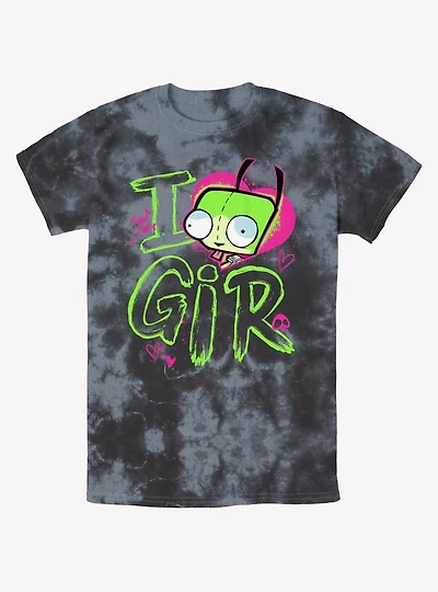 Invader ZIM Love GIR Tie-Dye T-Shirt