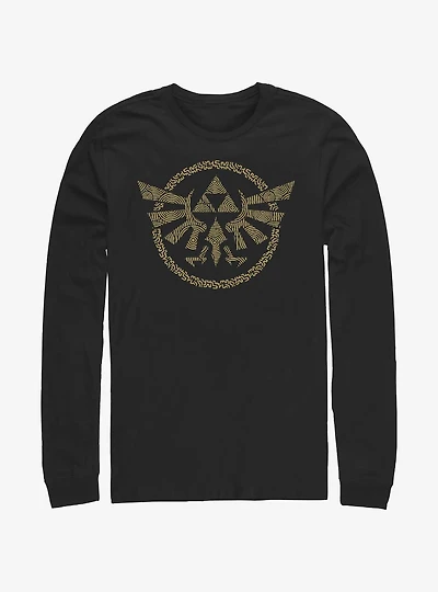 Zelda Hyrule Crest Long-Sleeve T-Shirt