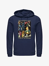 Nintendo Zelda Tears of the Kingdom Character Lineup Hoodie
