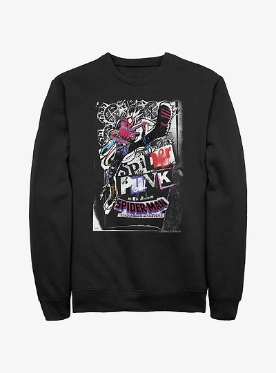Marvel Spider-Man Across The Spider-Verse Spider-Punk Poster Sweatshirt
