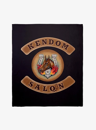 Barbie Kendom Saloon Throw Blanket