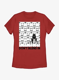 Star Wars Darth Vader Don't Blend Womens T-Shirt