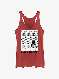 Star Wars Darth Vader Don't Blend In Girls Tank