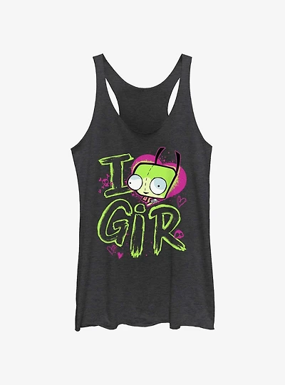 Invader ZIM Love GIR Womens Tank Top