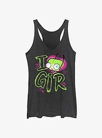 Invader ZIM Love GIR Womens Tank Top
