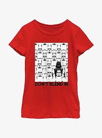 Star Wars Darth Vader Don't Blend Youth Girls T-Shirt