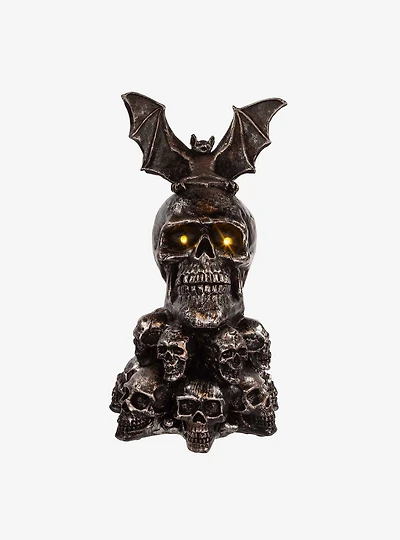 Bat On Skull Figure