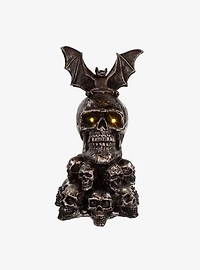 Bat On Skull Figure
