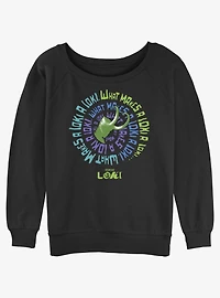 Marvel Loki What Makes A Loki Girls Slouchy Sweatshirt