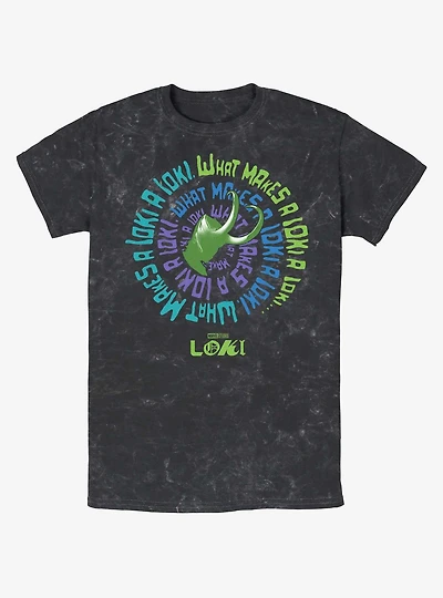 Marvel Loki What Makes A Loki Mineral Wash T-Shirt