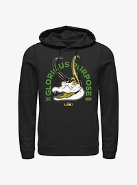Marvel Loki Alligator Loki Glorious Purpose Hoodie