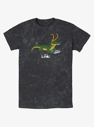 Marvel Loki Alligator Loki Hero Mineral Wash T-Shirt