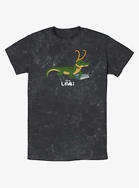 Marvel Loki Alligator Loki Hero Mineral Wash T-Shirt