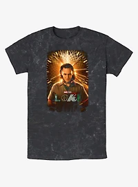 Marvel Loki Arc Poster Mineral Wash T-Shirt