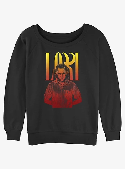 Marvel Loki Hella Loki Girls Slouchy Sweatshirt