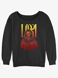 Marvel Loki Hella Loki Girls Slouchy Sweatshirt