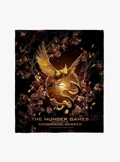 Hunger Games: Ballad Of Songbirds & Snakes Throw Blanket