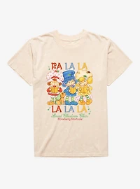 Strawberry Shortcake Spread Christmas Cheer Mineral Wash T-Shirt