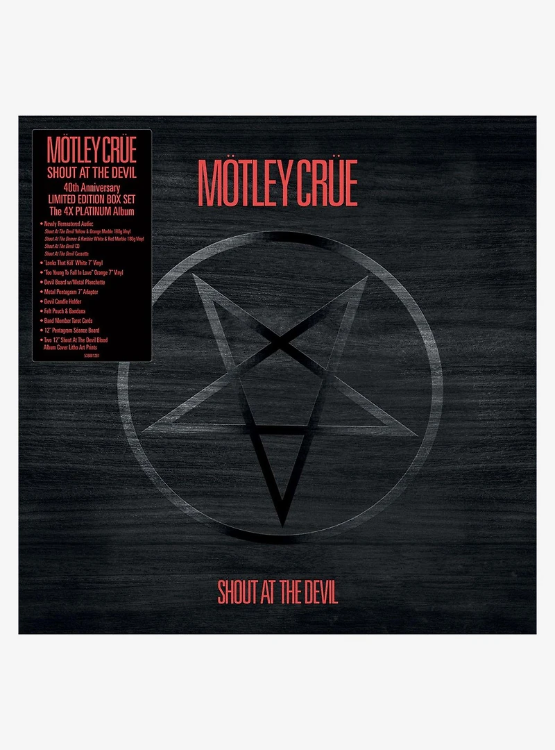 Motley Crue Shout At The Devil Vinyl LP