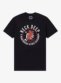 Neck Deep A Heartbreak In Mid-December Boyfriend Fit Girls T-Shirt