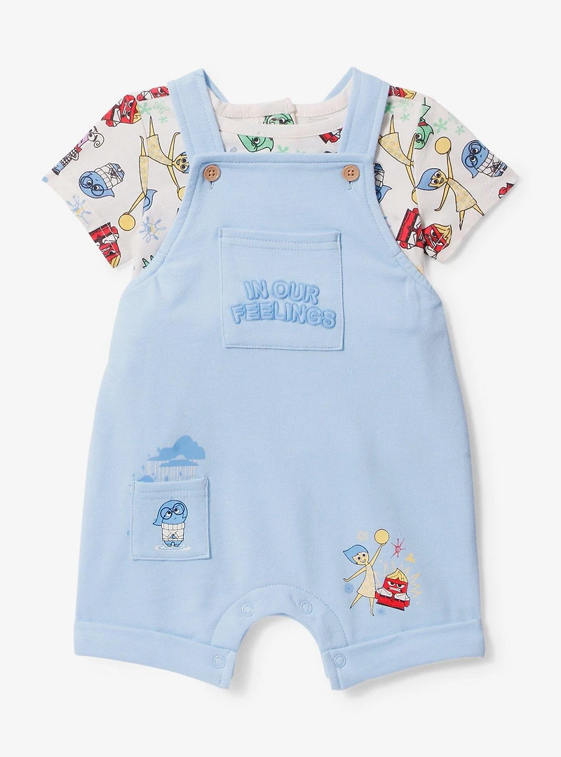 Disney Pixar Inside Out Our Feelings Infant T-Shirt & Overall Set