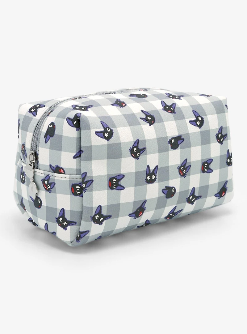 Studio Ghibli Kiki's Delivery Service Jiji Gingham Makeup Bag