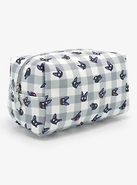 Studio Ghibli Kiki's Delivery Service Jiji Gingham Makeup Bag