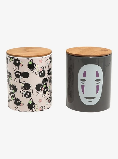 Studio Ghibli Spirited Away Soot Sprites & No-Face Storage Jar Set - BoxLunch Exclusive
